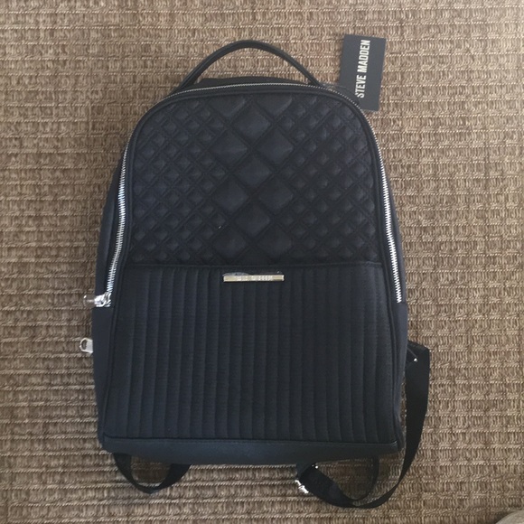 steve madden quilted backpack